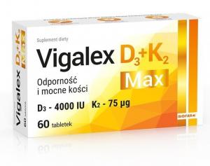 Vigalex D3 + K2 MAX, 60 tabletek