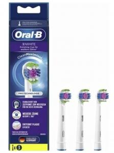 (DE) Oral-B, White CleanMaximizer, Szczoteczka + 3 wymienne wkłady (PRODUKT Z NIEMIEC)