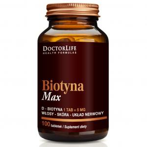 Doctor Life Biotyna Max D-Biotyna 5mg,100 tabletek