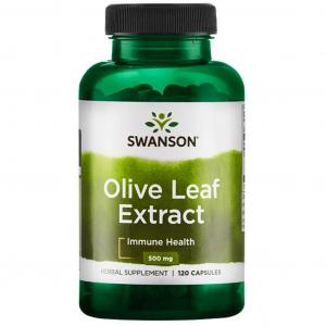 Swanson Olive Leaf extract 500mg 120 kapsułek