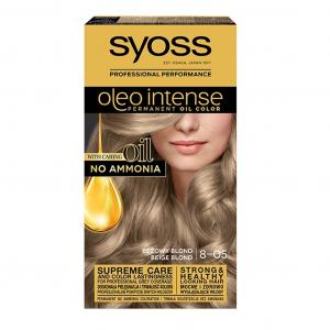 Oleo Intense farba do włosów trwale koloryzująca z olejkami 8-05 Beżowy Blond