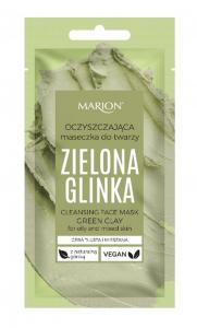 Marion, Zielona Glinka Maseczka oczyszczająca do twarzy, 8 ml
