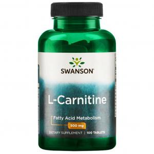 Swanson L-Carnitine (L-Karnityna) 500 mg - 100 tabletek