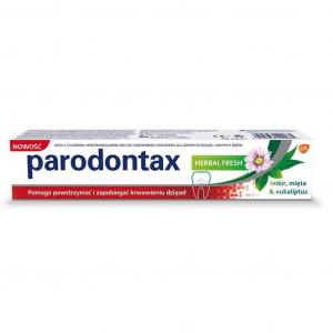 Parodontax Herbal Fresh Pasta do zębów przeciw krwawieniu dziąseł Imbir & Mięta & Eukaliptus, 75ml