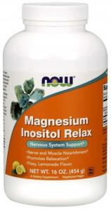 Magnesium Inositol Relax Magnez i Inozytol 454 g NOW FOODS