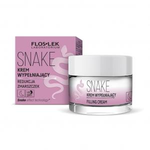 Flos-Lek, Snake Krem wypełniający na noc, 50 ml