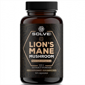Solve Labs Soplówka jeżowata Lion's Mane Mushroom - 60 kapsułek
