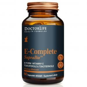 Doctor Life E-Complete SupraBio 8 witamin E nowej generacji, 60 kapsułek