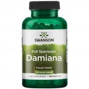 SWANSON DAMIANA LEAVES liść 510 mg 100 kapsułek
