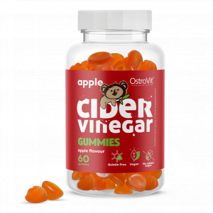 OstroVit Apple Cider Vinegar Gummies 60 szt jabłkowy