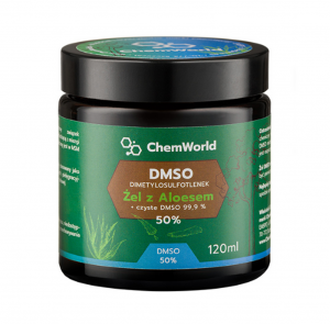 ChemWorld Żel DMSO 50% z Aloesem - 120ml