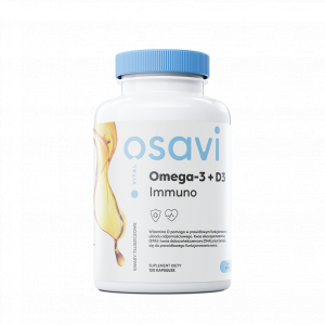 Osavi Omega-3 + witamina D3 Immuno 120 kapsułek