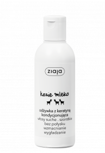 Ziaja Kozie Mleko, odżywka do włosów kondycjonująca z keratyną, 200ml