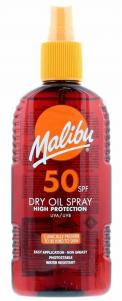(DE) Malibu Dry Oil Spray Olejek do opalania SPF50, 200ml (PRODUKT Z NIEMIEC)