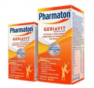 Pharmaton Geriavit Zestaw, 100 + 30 tabletek