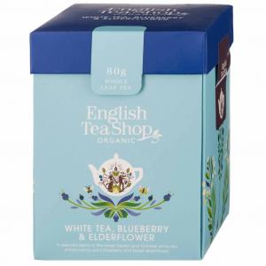 Herbata biała sypana z dzikim bzem i borówką BIO 80 g English Tea Shop