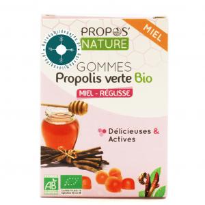 Produkty pszczele - Żelki zielony propolis z miodem i lukrecją 45g Bio