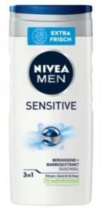 (DE) Nivea Men Sensitive, Żel pod prysznic, 250 ml (PRODUKT Z NIEMIEC)