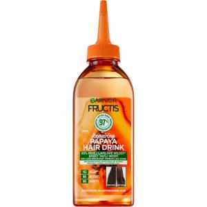 Fructis Hair Drink Papaya błyskawiczna odżywka lamellarna w płynie do włosów zniszczonych 200ml