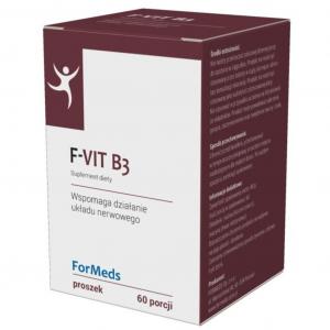 ForMeds F-VIT B3 Witamina b-3 NIACYNA (kwas nikotynowy) 60 porcji - suplement diety