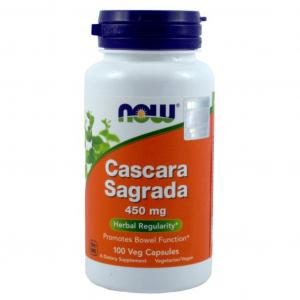 Now Foods Cascara Sagrada 450 mg - 100 kapsułek