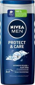 (DE) NIVEA Men, pielęgnacyjny żel pod prysznic Protect & Care,250 ml (PRODUKT Z NIEMIEC)