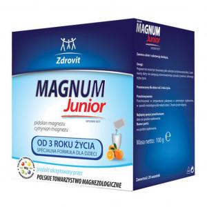Zdrovit Magnum Junior dla dzieci od 3 lat 20 saszetek