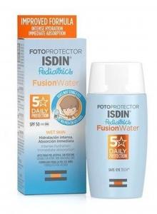 Fotoprotector Isdin, Pediatrics Fusion Water, Krem ​​przeciwsłoneczny SPF 50, 50 ml
