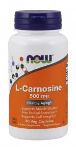 Now Foods L-Carnosine (L-Karnozyna) 500 mg - 50 kapsułek