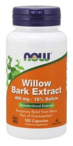 Willow Bark Extract 100 kapsułek NOW FOODS