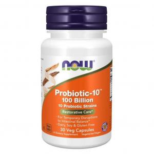 Probiotic10™ 100 Bilion 30 kapsułek NOW FOODS