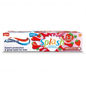 Splash Toothpaste pasta do zębów dla dzieci 3-8 lat Strawberry & Mint 50ml