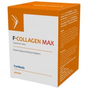 ForMeds F-COLLAGEN MAX kolagen + witamina K (K2 MK-7), D (D3), kwas hialuronowy oraz witaminę C w formie proszku - 30 porcji
