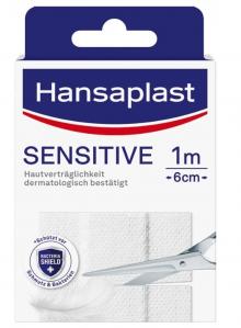 (DE) Hansaplast, Sensitive Plastr 1m x 6cm (PRODUKT Z NIEMIEC)