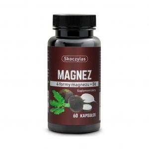 SKOCZYLAS Magnez 4 formy czarna rzepa- 60 kapsułek