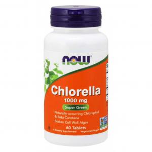 Now Foods Chlorella 1000 mg - 60 tabletek