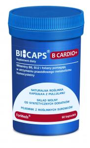 ForMeds BICAPS B CARDIO + Witamina B6 + Witamina B12 + Kwas foliowy suplement diety - 60 kapsułek