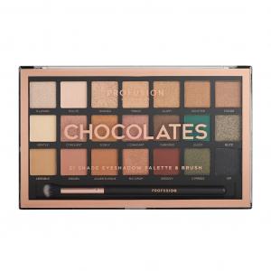 Chocolates Eyeshadow Palette paleta 21 cieni do powiek z pędzelkiem