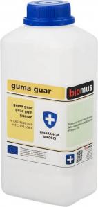 Guma guar Guar gum Guaran Gatunek czysty 1kg BIOMUS