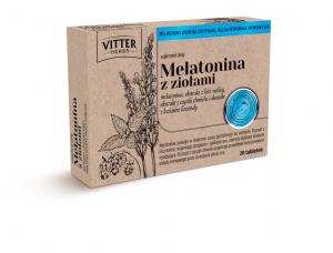 Melatonina z Ziołami 20 tabletek