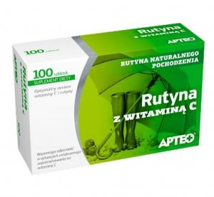 Apteo, Rutyna z Witaminą C, 100 tabletek