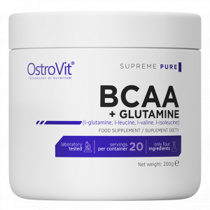OstroVit BCAA + Glutamina 200 g naturalny