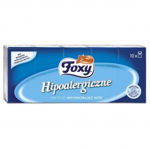 Foxy, Chusteczki hipoalergiczne, 10 sztuk