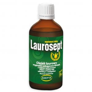 Laurosept wzbogacona formuła 30ml - Olejek laurowy + olejek z kurkumy i dzikiej róży + wit. C, mangan ASEPTA