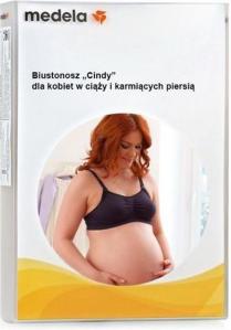 Medela Biustonosz Cindy- czarny / S Biustonosz dla kobiet w ciąży i karmiących piersią
