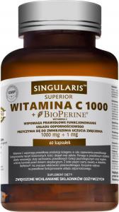 Singularis Superior Witamina C 1000 + Bioperine 60 kapsułek