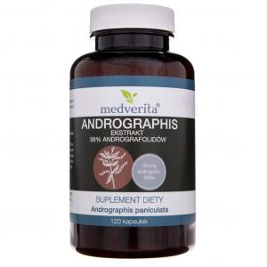 Medverita Andrographis ekstrakt 98% andrografolidów - 120 kapsułek