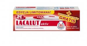 Lacalut Activ, Pasta do zębów, 75 ml + Szczoteczka (HIT)