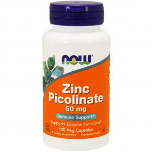 Now Foods Zinc Picolinate (pikolinian cynku) 50 mg - 120 kapsułek