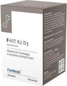 ForMeds F-VIT K2 D3- Witamina K2 100mcg + Witamina D3 2000IU - suplement diety- 48g